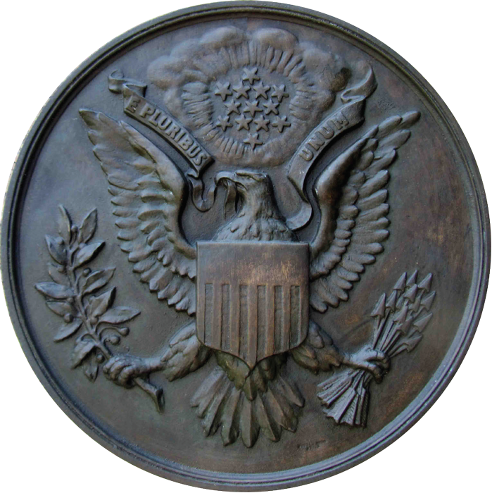 The Great Seal of the United States, designed by Ulsterman Charles Thomson