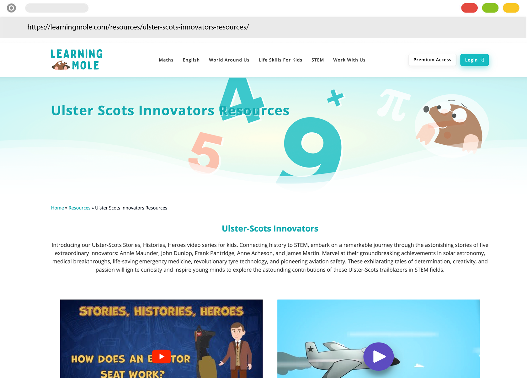 Ulster-Scots Innovators - learningmole.com