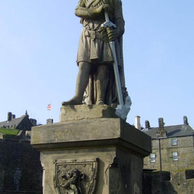 Bruce Statue at Stirling Castle