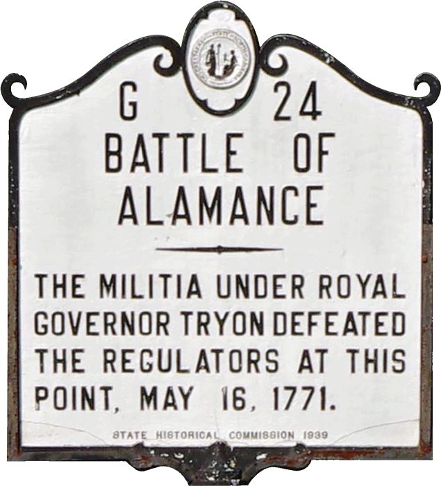 “... The first battle fought for, the first blood shed in, the cause of American freedom was not at Lexington but at Alamance by the Scotch-Irish... ” – D.C. Rankin, Proceedings of the Scotch-Irish Society (1890)