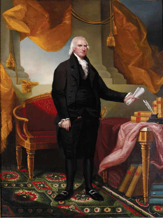 Gubernatorial portrait of George Clinton, by Ezra Ames.