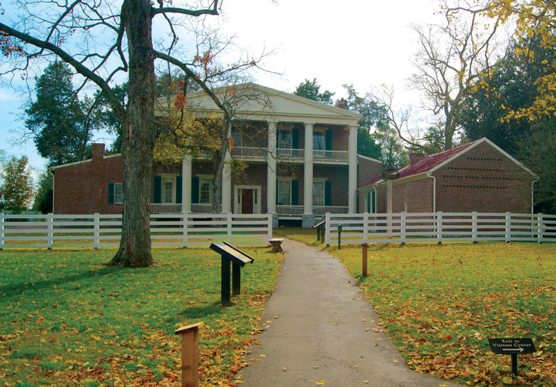 The Hermitage, the Jackson family home, Nashville, Tennessee.