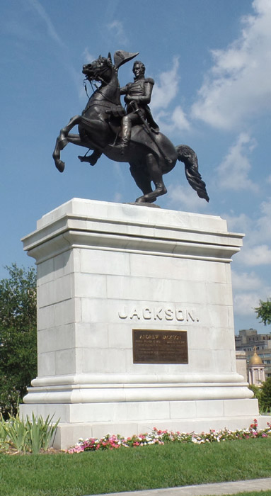 Jackson statue in Nashville, Tennessee.