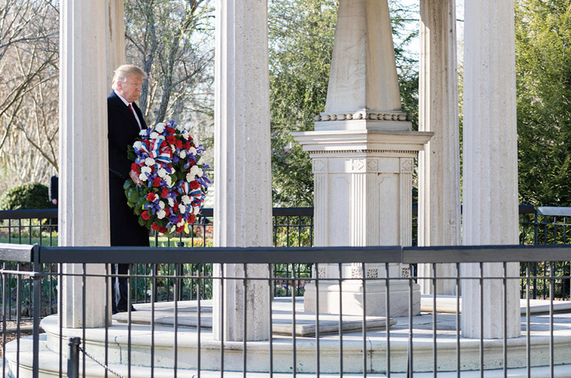 President Donald Trump at the Hermitage, 15th March 2017