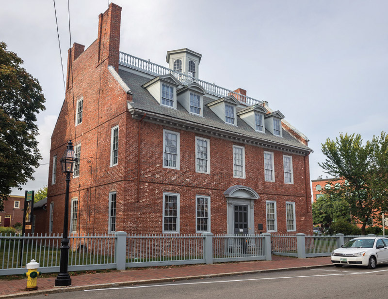 Warner House, Portsmouth, New Hampshire. Archibald MacPheadris actively sought out families from Ulster to emigrate to New England. Probably from Ballymoney, MacPheadris established a successful business in Portsmouth, New Hampshire, where his home – now called the Warner House – still stands.