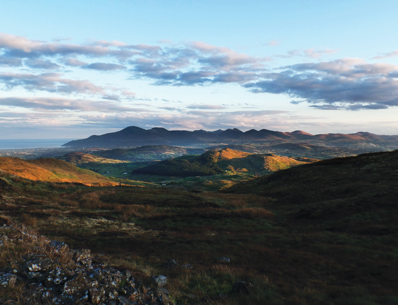 Mourne Mountains viewed from Slieve Croob