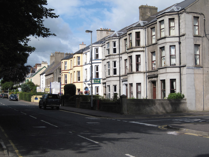 Quay Road, Ballycastle, where the Lewises stayed on holiday