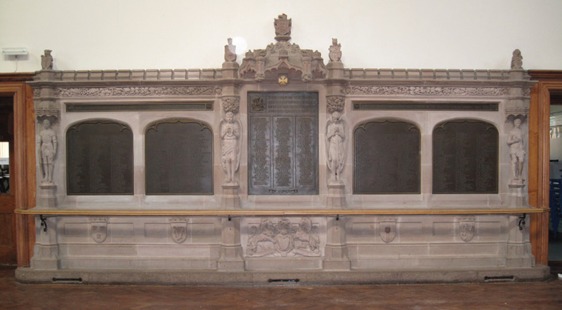 The war memorial in Campbell College by Rosamond Praeger