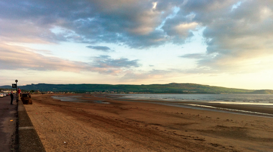 Ayr Esplanade, the ‘Lang Scots Mile’, scene of the departure of Edward Bruce’s fleet and 6,000 men on 26 May 1315