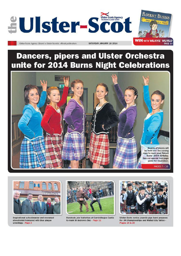 Ulster-Scot Newspaper - January 2014