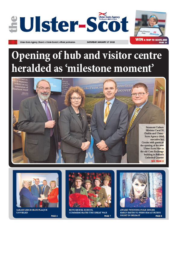 Ulster-Scot Newspaper - January 2015