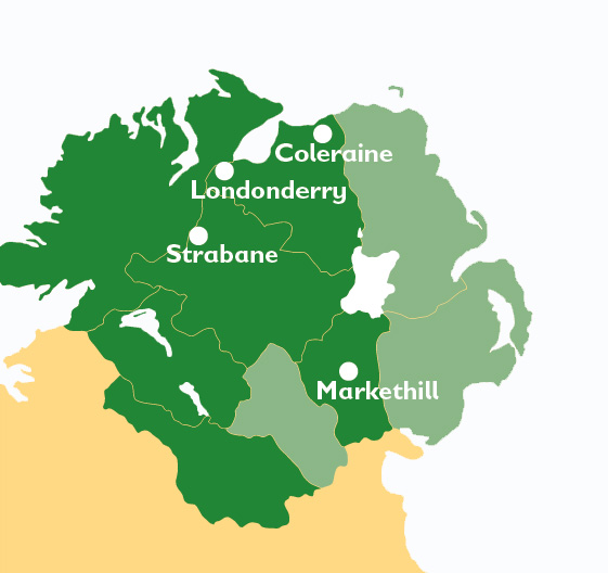 Settlers map of Ulster