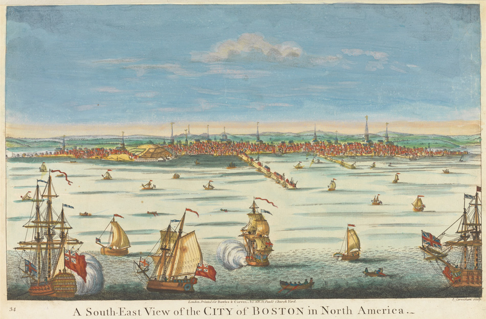 A view of Boston, 1720