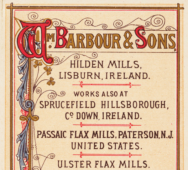 Barbour’s trade card (small)