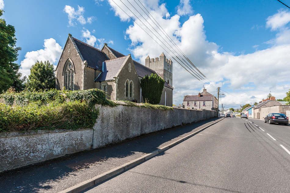 Manorcunningham with Parish Church in foreground