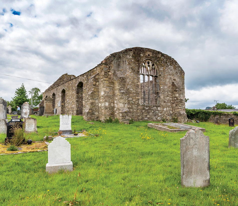 The ruins of the Plantation church, Ramelton