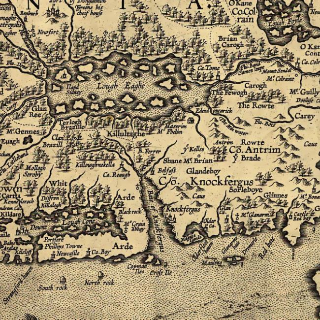 Map 4 – Ireland, circa 1585
