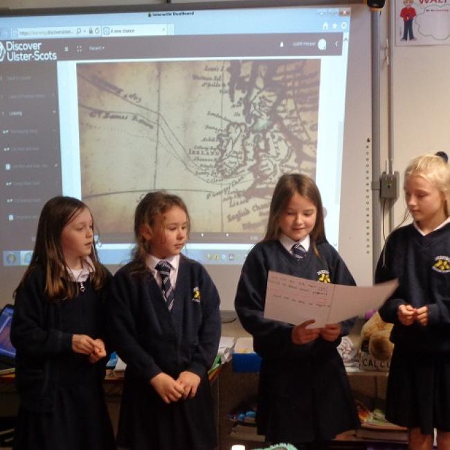 Presenting to the class - Land of Promise - Ulster-Scots migration to America