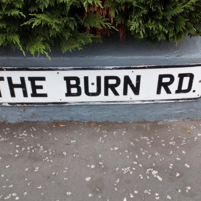 The Burn Road (Burn – small stream)
