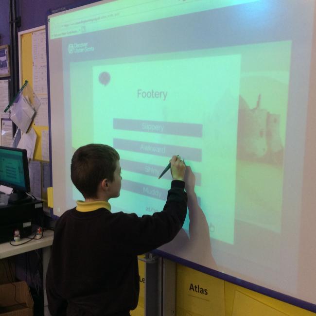 Learning about the Ulster-Scots language using our 'Wheen o Wurds' quiz in class