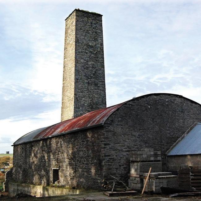 The remains of the Burt distillery. From VisitDonegal.net