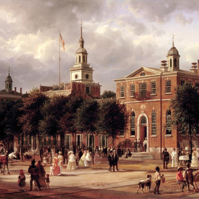 Independence Hall, Philadelphia, built in the 1750s